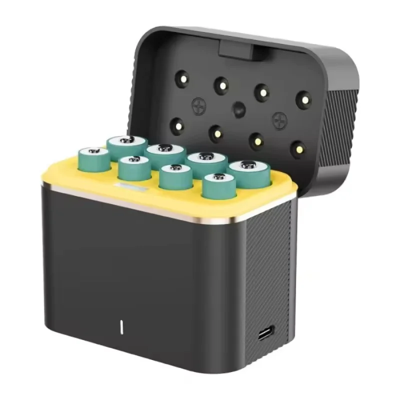 8-Slot AA/AAA Lithium Battery Charger with LED Display - Image 3