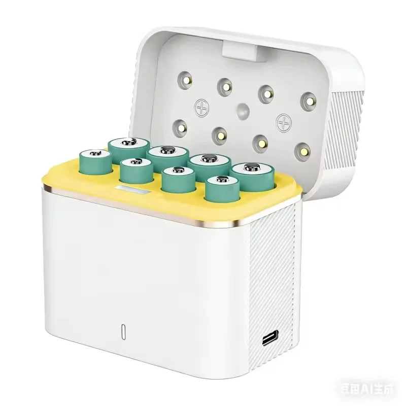8-Slot AA/AAA Lithium Battery Charger with LED Display - Image 4