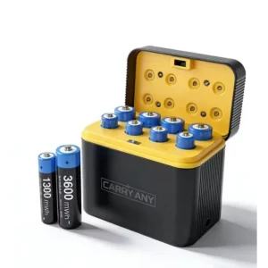 8-Slot AA/AAA Lithium Battery Charger with LED Display - Thumbnail Image 2